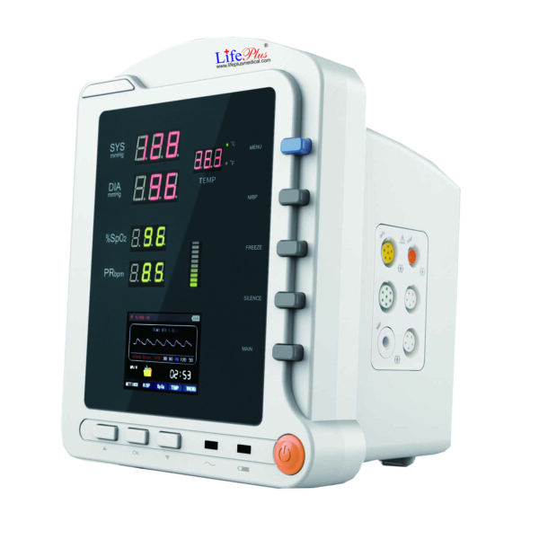 LifePlus Cms5100 Vitalsign Cardiac Monitor (SpO2+NIBP+PR) LifePlus